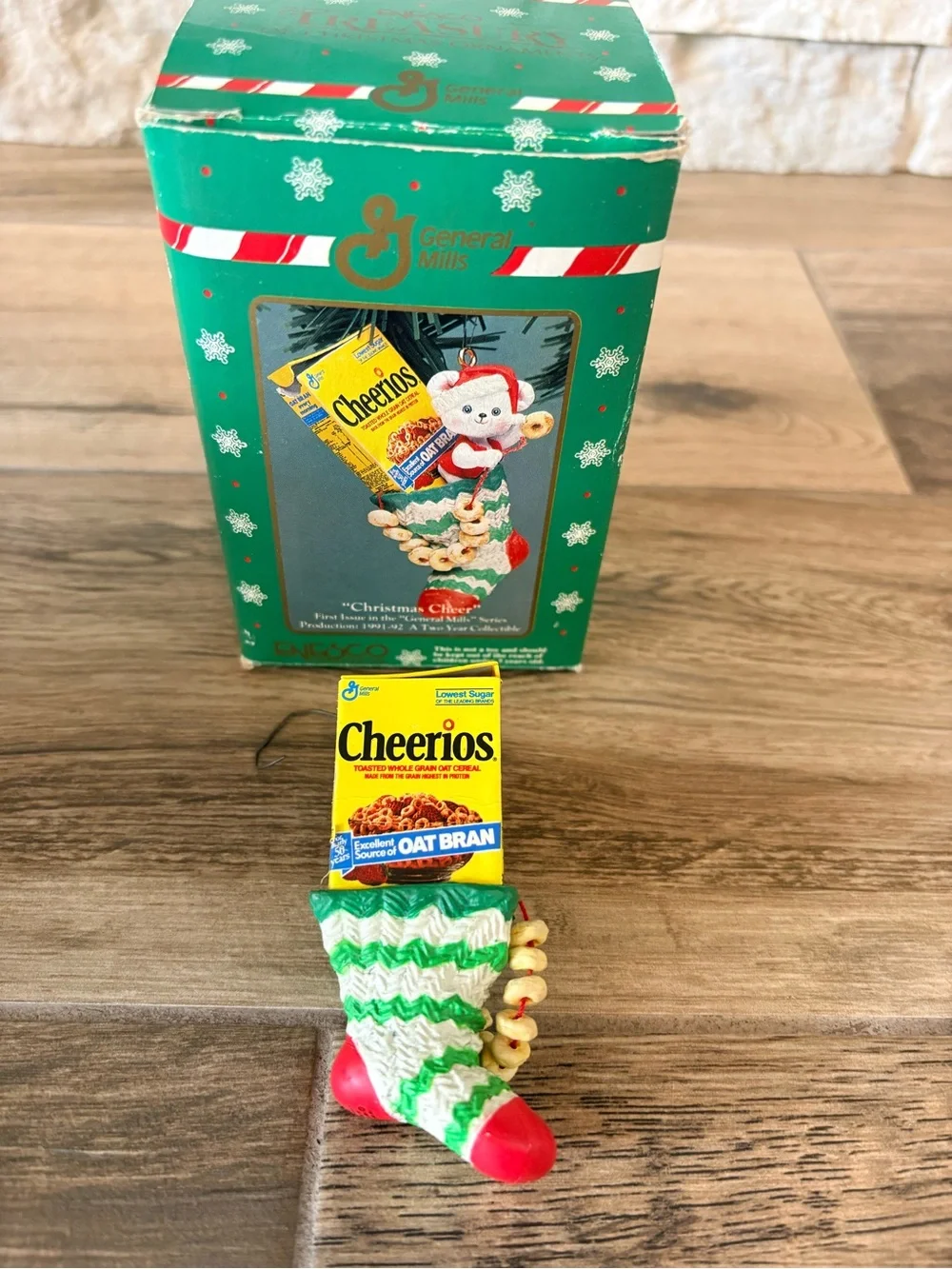 Cheerios Enesco Ornament - Christmas Cheer